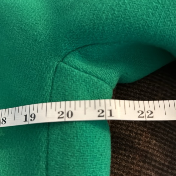 J. Crew Green Cocoon Coat - Picture 12 of 12